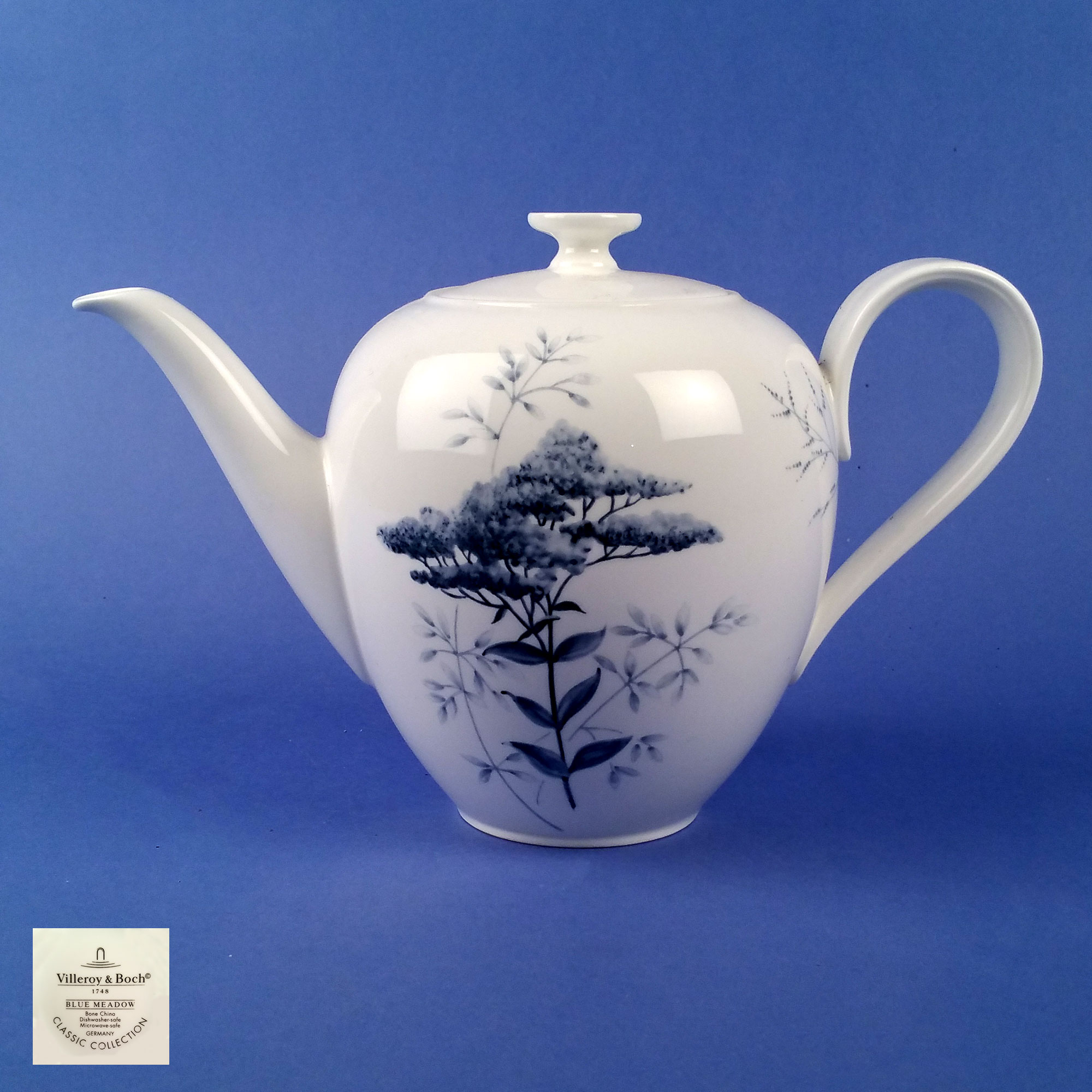 Villeroy Boch Blue Meadow Mood Coffee Pot 2 VILLEROY BOCH Blue Meadow Mood Coffee Pot