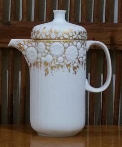 Rosenthal White & Gold Flowers Coffee Set - R1641 by Bjorn Winblad 6 Rosenthal White & Gold Flowers Coffee Set - R1641 by Bjorn Winblad