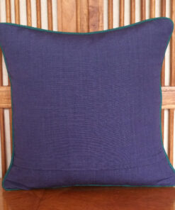 Dark Jade & Forest Green Blue Madras Plaid Cushion 32x32cm 5 Dark Jade & Forest Green Blue Madras Plaid Cushion 32x32cm